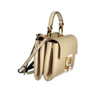 Beige Leather Women's Bag