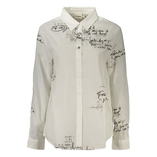 White Cotton Women's Shirt
