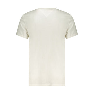 White Cotton Men's T-Shirt