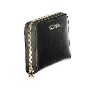 Black Polyurethane Women's Wallet