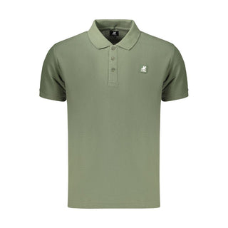 Green Cotton Men's Polo Shirt