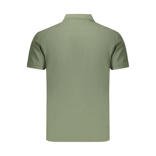 Green Cotton Men's Polo Shirt