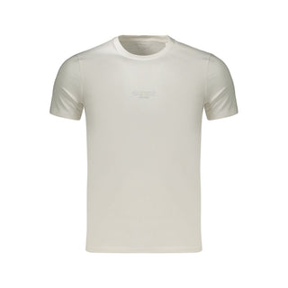 White Cotton Mens TShirt