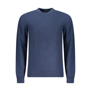 Blue Cotton Men's Sweater