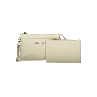 Beige Polyurethane Women's Wallet