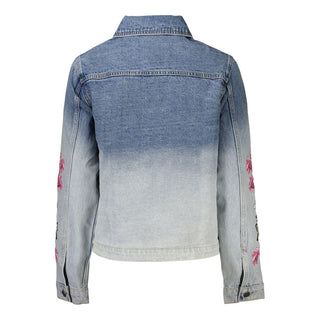 Blue Cotton Women's Jacket