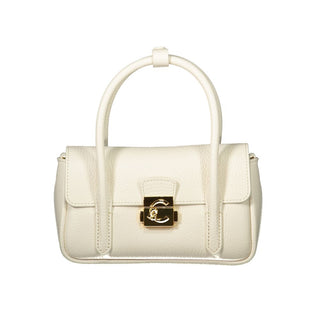 White Leather Handbag