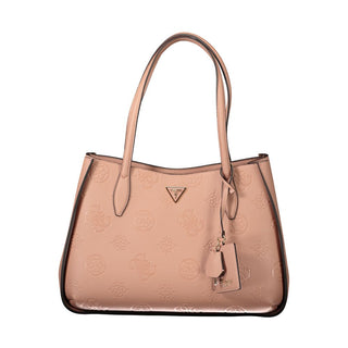 Pink Polyethylene Handbag