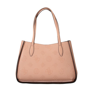 Pink Polyethylene Handbag