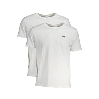 White Cotton Men's T-Shirt