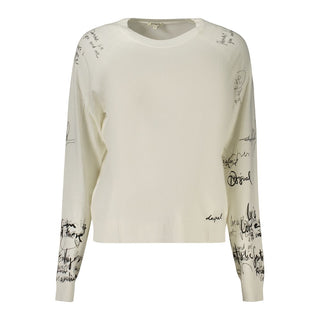 White Viscose Women's Top
