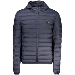 Blue Polyester Mens Jacket