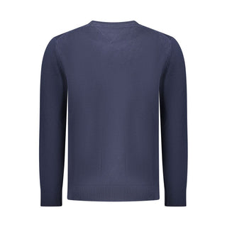 Blue Cotton Men's Sweater