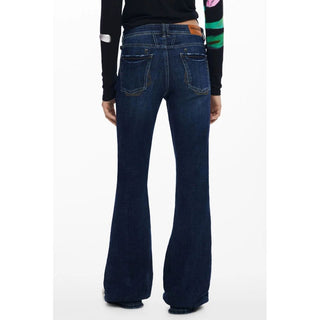 Blue Cotton Womens Jean
