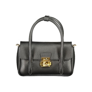 Black Leather Womens Handbag