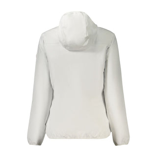 White Polyester Women's Jacket