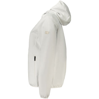 White Polyester Women's Jacket
