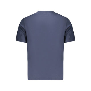 Blue Cotton Men's T-Shirt