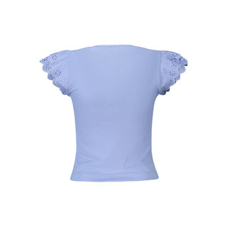 Azzurro Polyester Women's T-Shirt