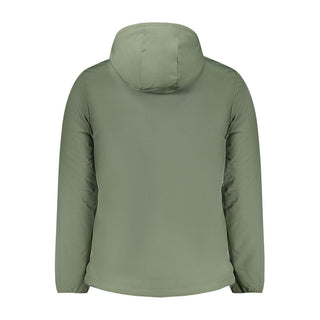Green Polyester Men's Jacket