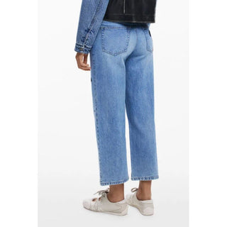 Azzurro Cotton Women's Jeans