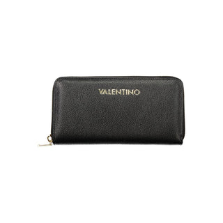 Black Polyurethane Women's Wallet