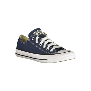 Blue Fabric Women Sneakers
