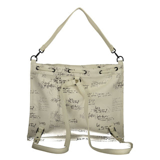 Bianco Polyurethane Women's Backpack
