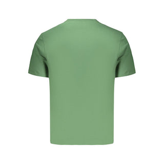 Green Cotton Men's T-Shirt
