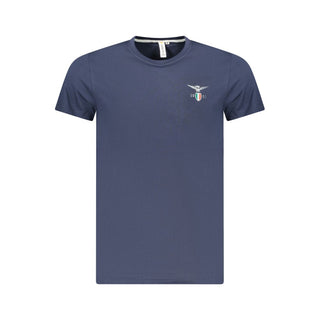 Blu Cotton Mens T-Shirt
