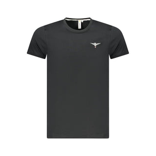 Black Cotton Men's T-Shirt