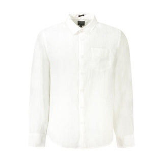 White Linen Mens Shirt