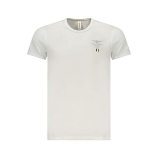 White Cotton Men's T-Shirt