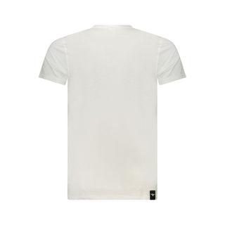 White Cotton Men's T-Shirt