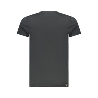 Black Cotton Men's T-Shirt