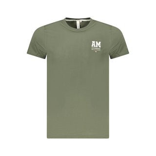 Green Cotton Men's T-Shirt
