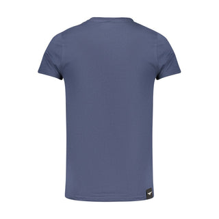 Blue Cotton Men's T-Shirt