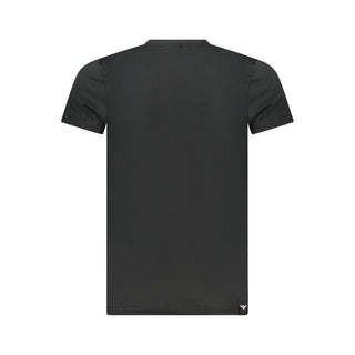 Black Cotton Men's T-Shirt