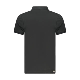 Black Cotton Men's Polo Shirt