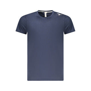 Blue Cotton Men's T-Shirt