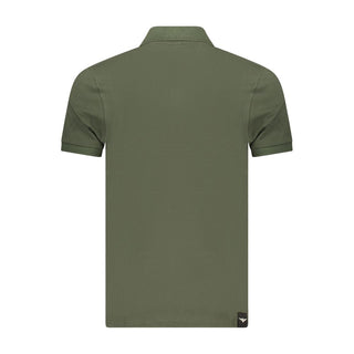 Green Cotton Men's Polo