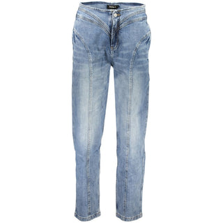 Azzurro Cotton Women's Jeans