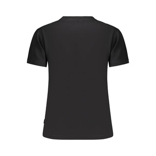 Black Cotton Women's T-Shirt