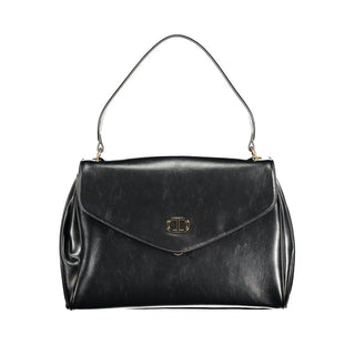 Black Polyurethane Women's Bag