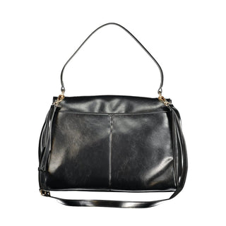 Black Polyurethane Women's Bag