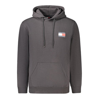 Black Cotton Men's Sweatshirt