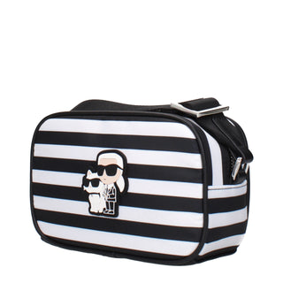 Black Fabric Crossbody Bag