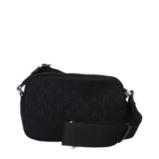 Black Fabric Crossbody Bag