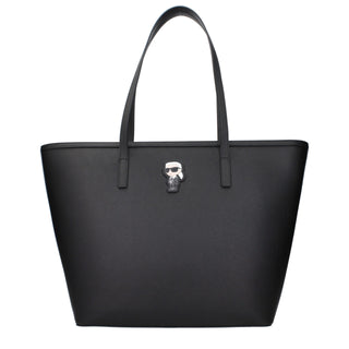 Black Polyethylene Shoulder Bag