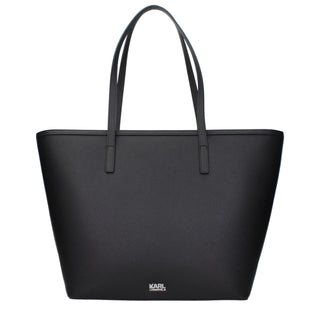 Black Polyethylene Shoulder Bag